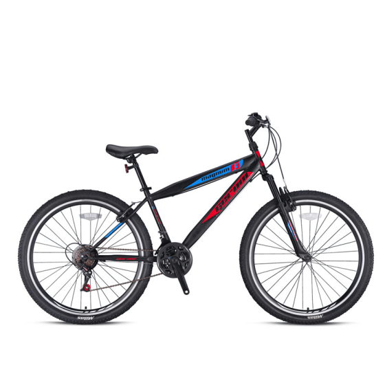 Mountainbike MAGNUM 26 Inch 21vit Zwart-Rood Mountainbike MAGNUM 26 Inch 21vit Zwart-Rood